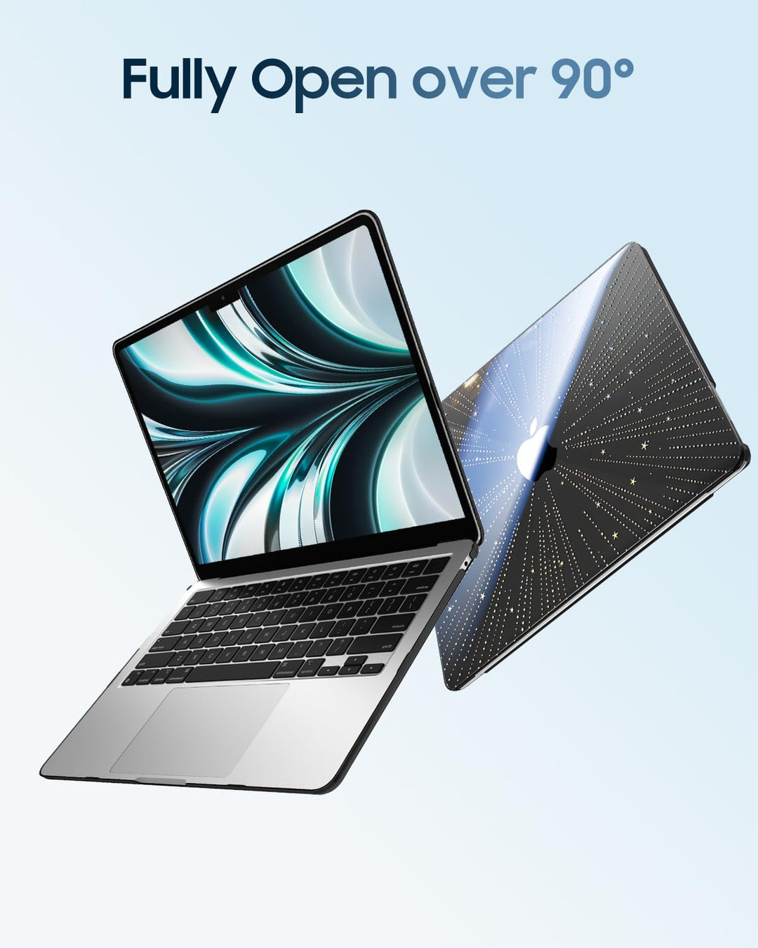 Fintie Hülle Kompatibel mit MacBook Air 13,6 Zoll M5 M4 M3 M2 (2026-2022) A3449 A3240 A3113 A2681, U