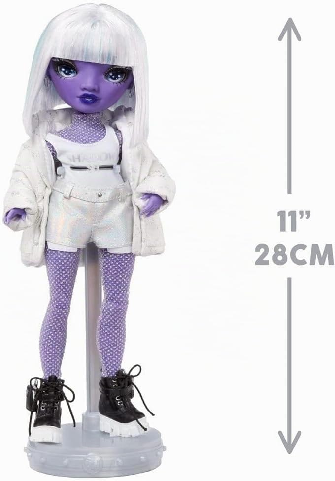 SHADOW HIGH Rainbow High Dia MANTE - Lila Modepuppe mit modischem Outfit und mehr als 10 bunten Spie