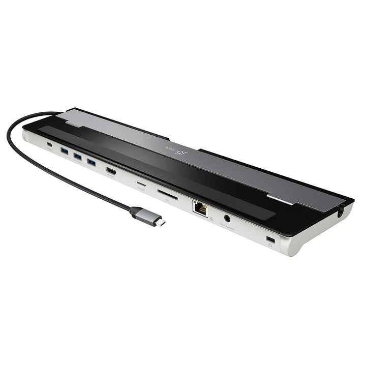 j5create USB-C 4K HDMI Dockingstation (9-in-1), 4K HDMI, 5Gbps USB-A x3, Kartenleser, PD 100W, Gigab