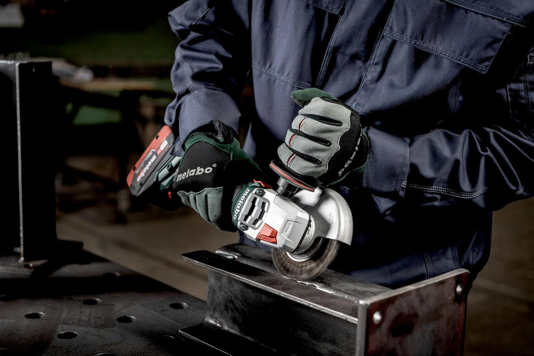 metabo Akku-Winkelschleifer WVB 18 LT BL 11-125 Quick - 18 V, 125 mm Scheiben-Ø - Brushless Motor, D