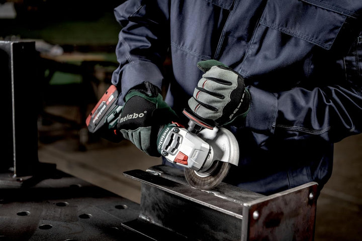 metabo Akku-Winkelschleifer WVB 18 LT BL 11-125 Quick - 18 V, 125 mm Scheiben-Ø - Brushless Motor, D