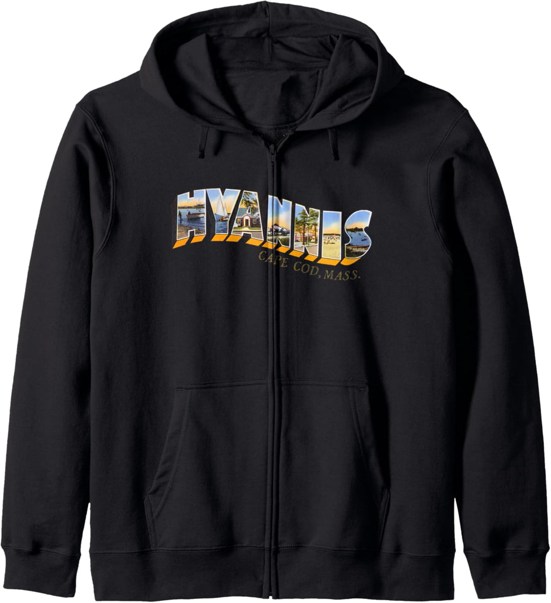 Hyannis Cape Cod Massachusetts MA Vintage Retro Souvenir Kapuzenjacke