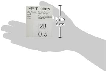 Tombow ex-05p-2b – Box 12 Tuben mit 12 Minen, 0.5 mm