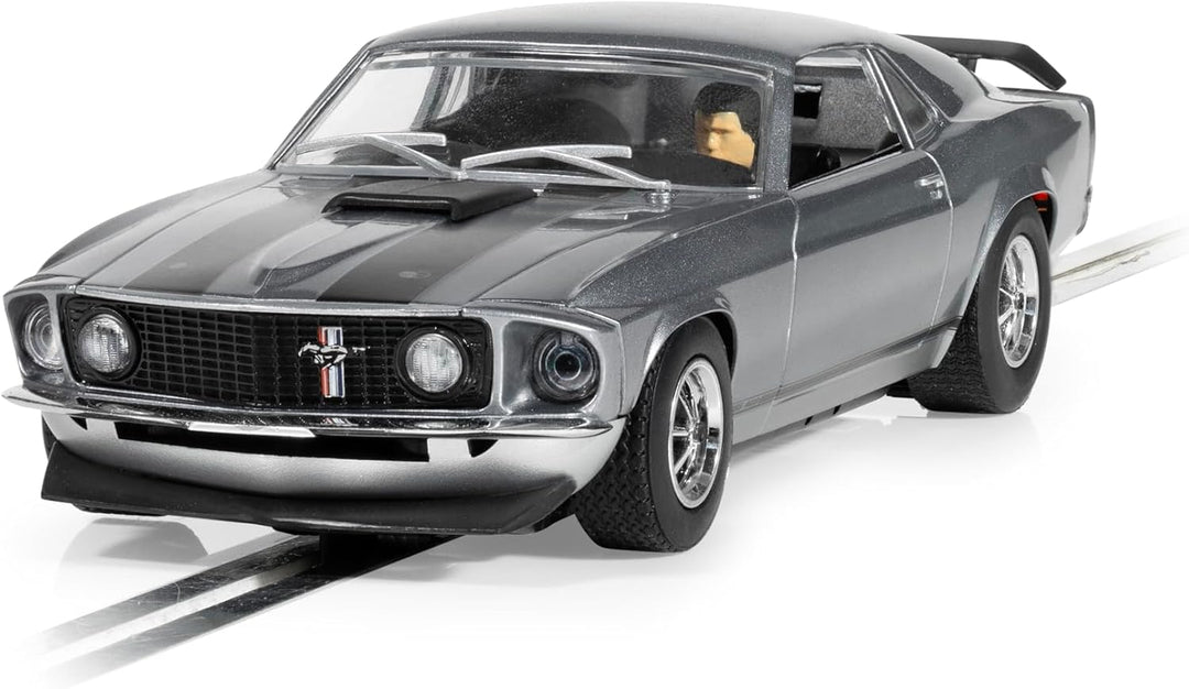 Scalextric C4497 John Wick Ford Mustang BOSS 429, Silber