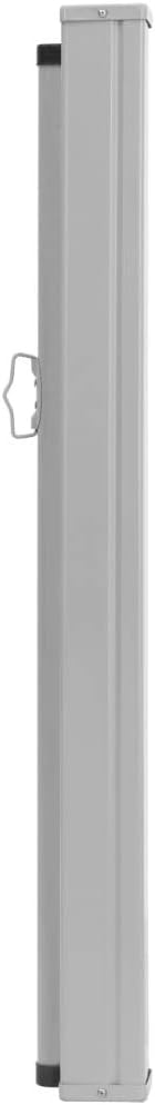 Tidyard Ausziehbare Seitenmarkise Markise Gartensichtschutz aus UV- und reissfestem Polyester,Balkon