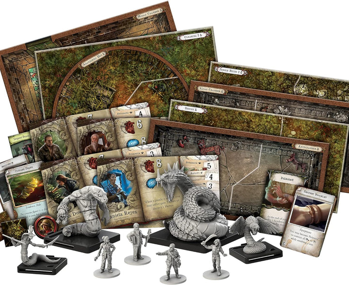 Fantasy Flight Games FFGMAD28 Mansions of Madness 2nd Edition: Path of The Serpent Expansion, Mixed