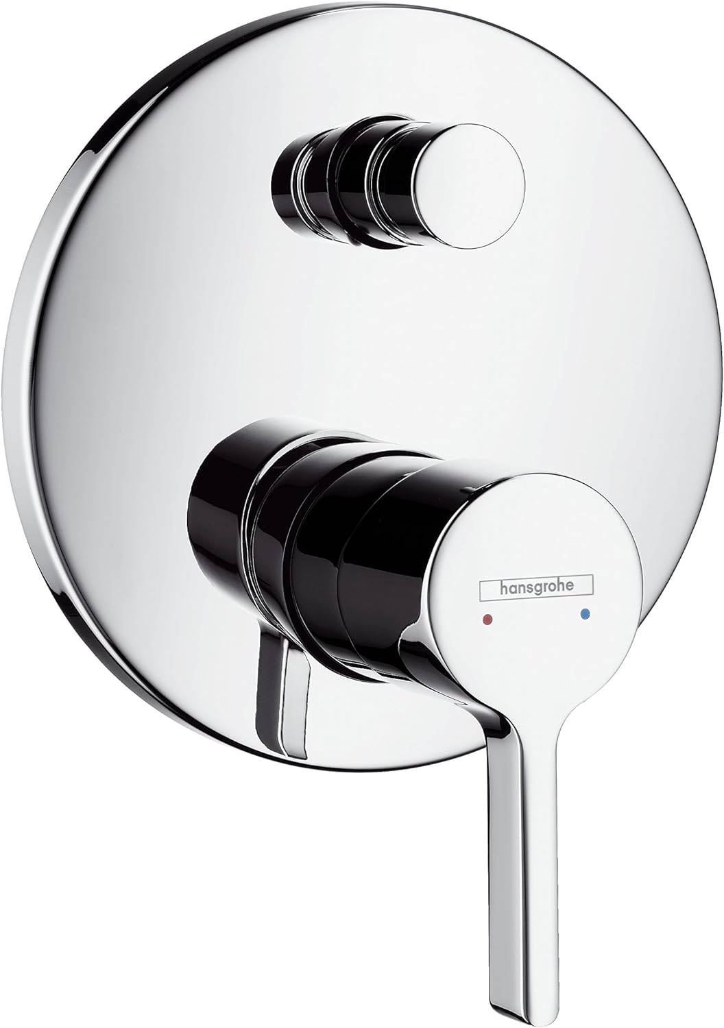 hansgrohe Metris S Unterputz Wannenarmatur, für 2 Funktionen, Chrom Wanne ohne Sicherungskombination