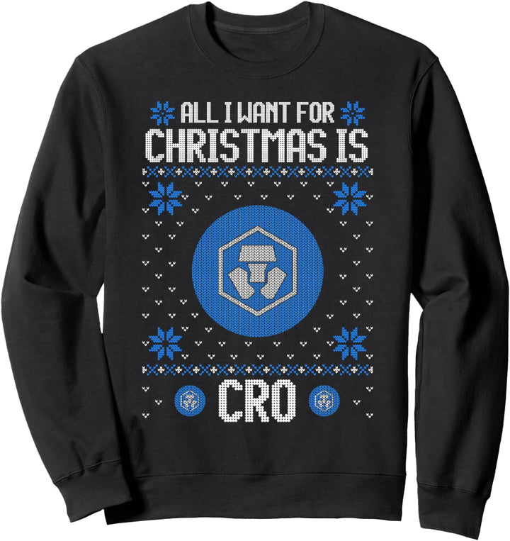 Crypto Currency Talk - Crytpo.com Ugly Christmas Sweater Sweatshirt