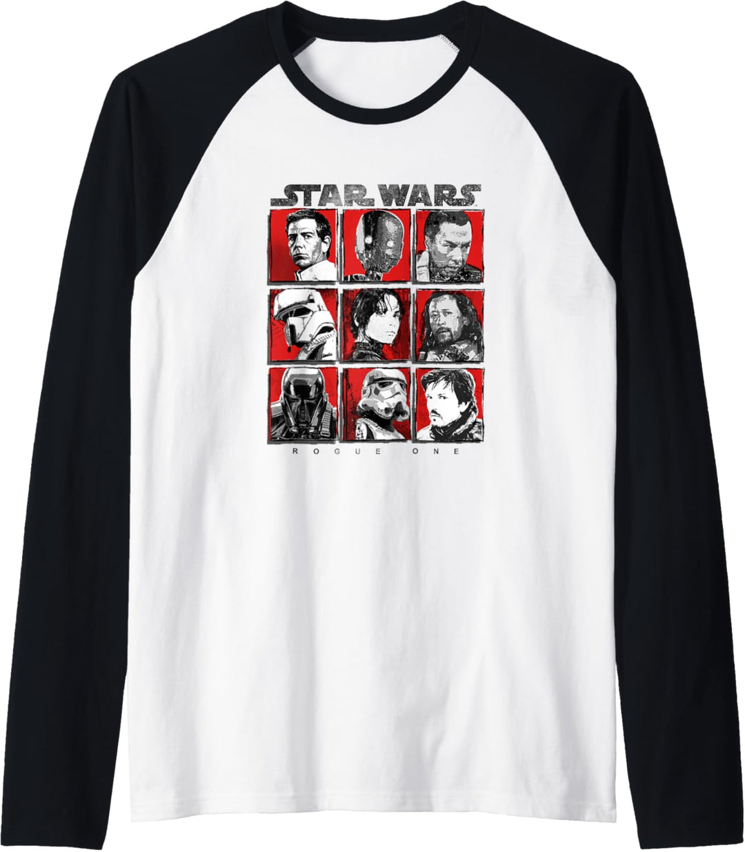 Star Wars Rogue One Portrait Box Up Raglan