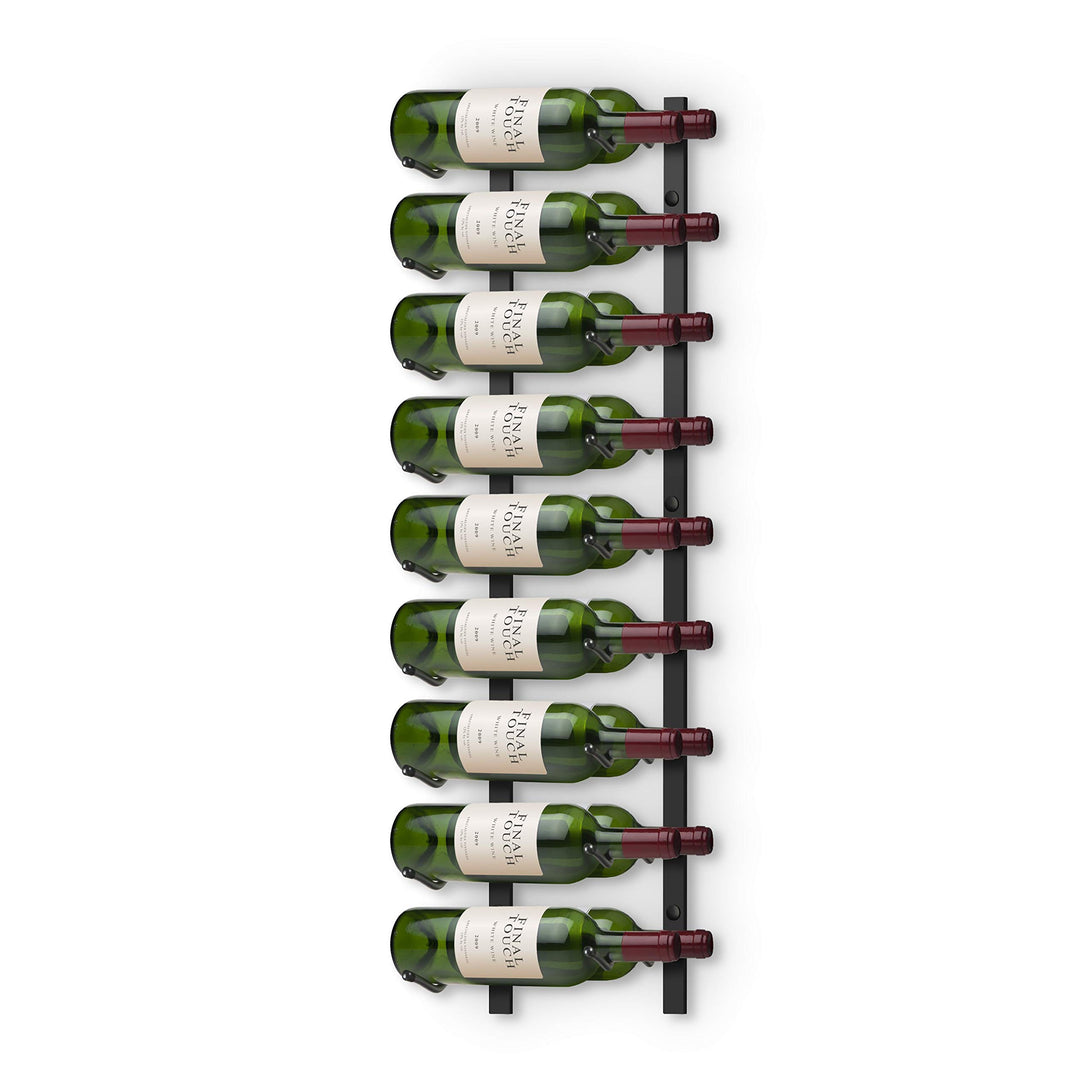 Final Touch 18 Bottle Wine Rack Weinflaschen-Wandhalter 18 Flaschen an der Wand befestigter Weinrega