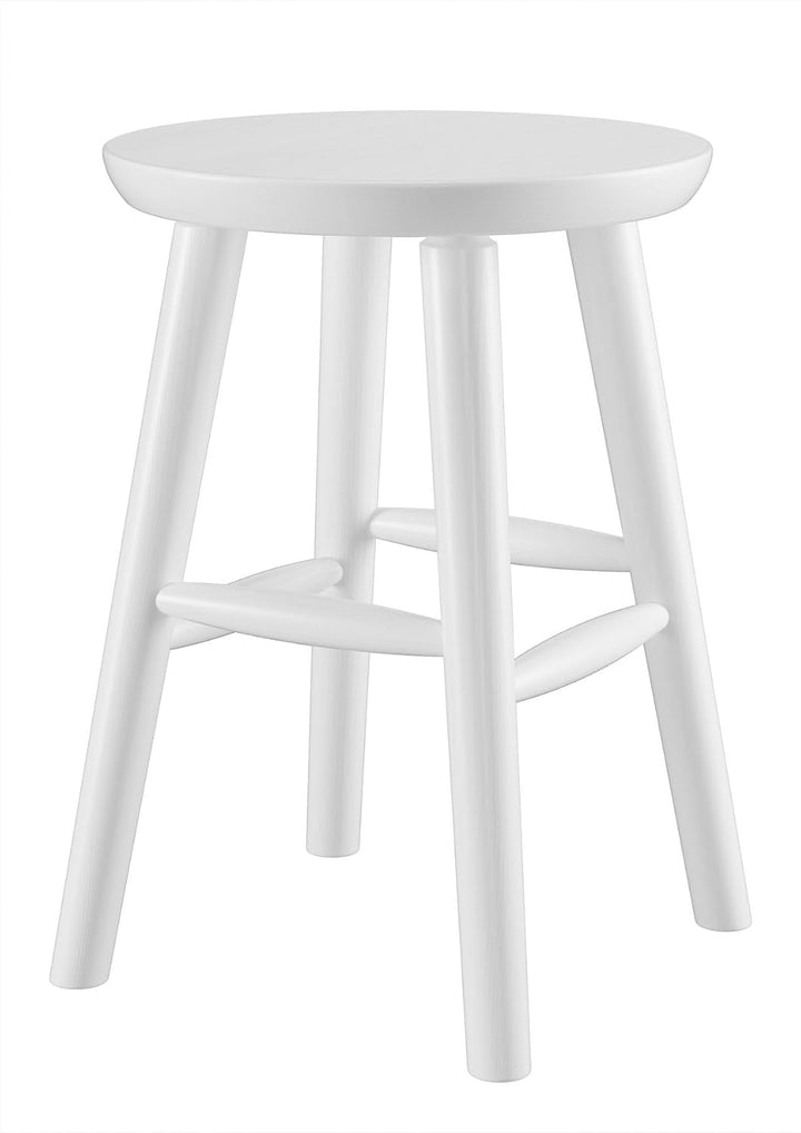 Runder Holz-Hocker als Beistelltisch oder Blumenhocker Schemel aus massiver Kiefer 90.71-42, Holzart