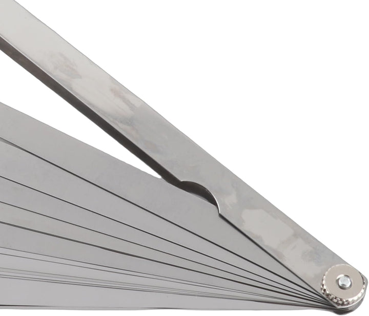 300mm Lücke Fühlerlehre 17 Klingen Metrisch 0.02-1mm Dicke Edelstahl Messwerkzeug