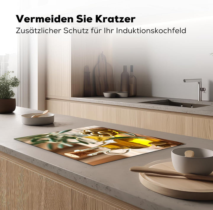 Herdabdeckplatte Einteilig Ceranfeld Abdeckplatte für Induktionsschutz Ceranfeldabdeckung Vinyl Herd