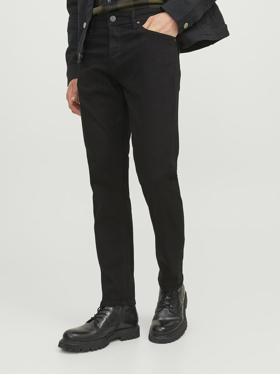 JACK & JONES Herren Jjimike Jjoriginal Am 815 Noos Loose Fit Jeans 29W / 32L Schwarz (Black), 29W /