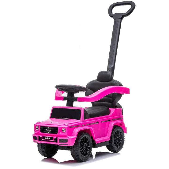 Mercedes G350d 2-in-1 Rutschauto mit Schiebestange, 1-3 Jahre, Rosa, Rosa