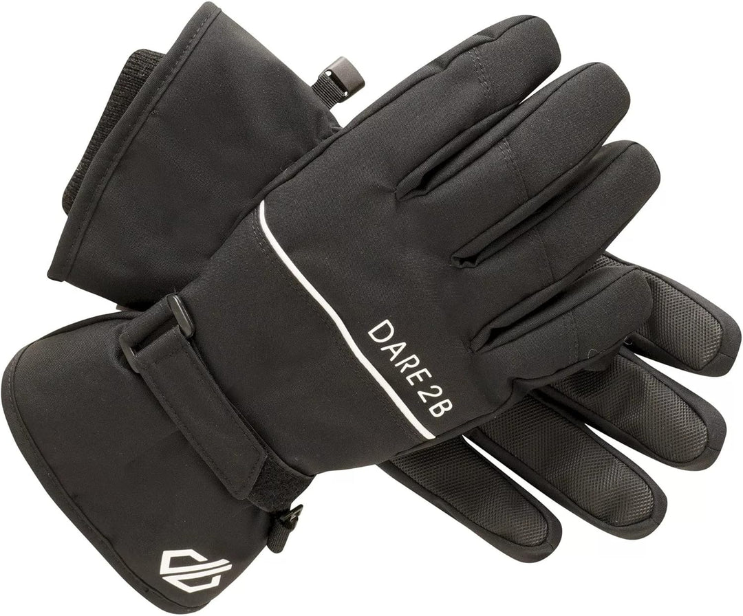 Dare 2b Jungen Restart Isolierte gefütterte Winterhandschuhe Schwarz 4-5, Schwarz 4-5