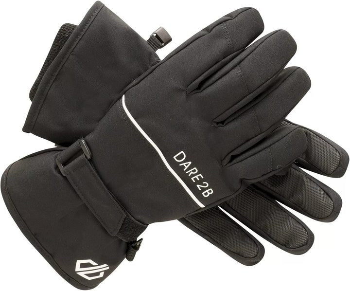 Dare 2b Jungen Restart Isolierte gefütterte Winterhandschuhe Schwarz 4-5, Schwarz 4-5