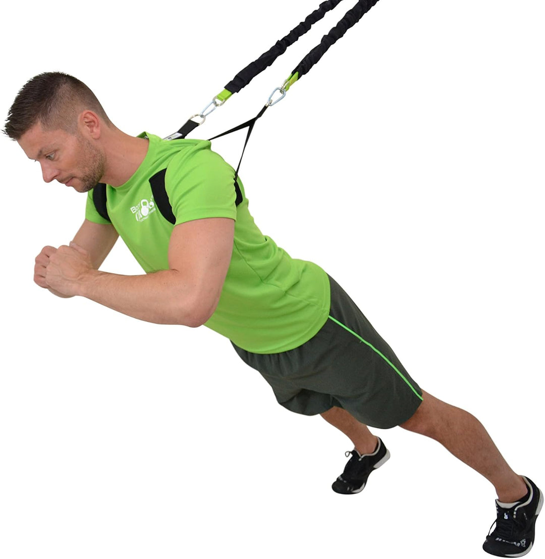 BodyCROSS Bungee Trainer System | Widerstandstrainer inkl. Übungsanleitung | Made in Germany BTS 100