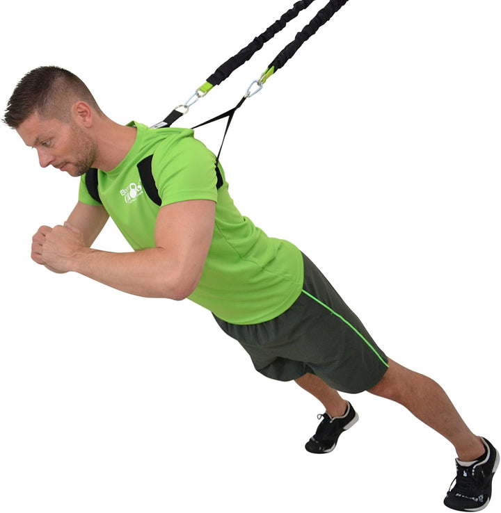 BodyCROSS Bungee Trainer System | Widerstandstrainer inkl. Übungsanleitung | Made in Germany BTS 100