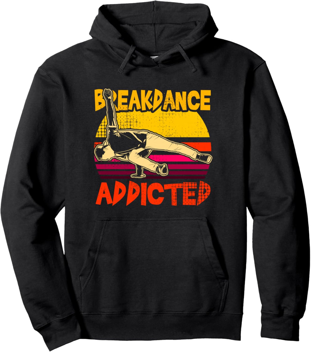 Vintage Hip Hop Breakdance Pullover Hoodie