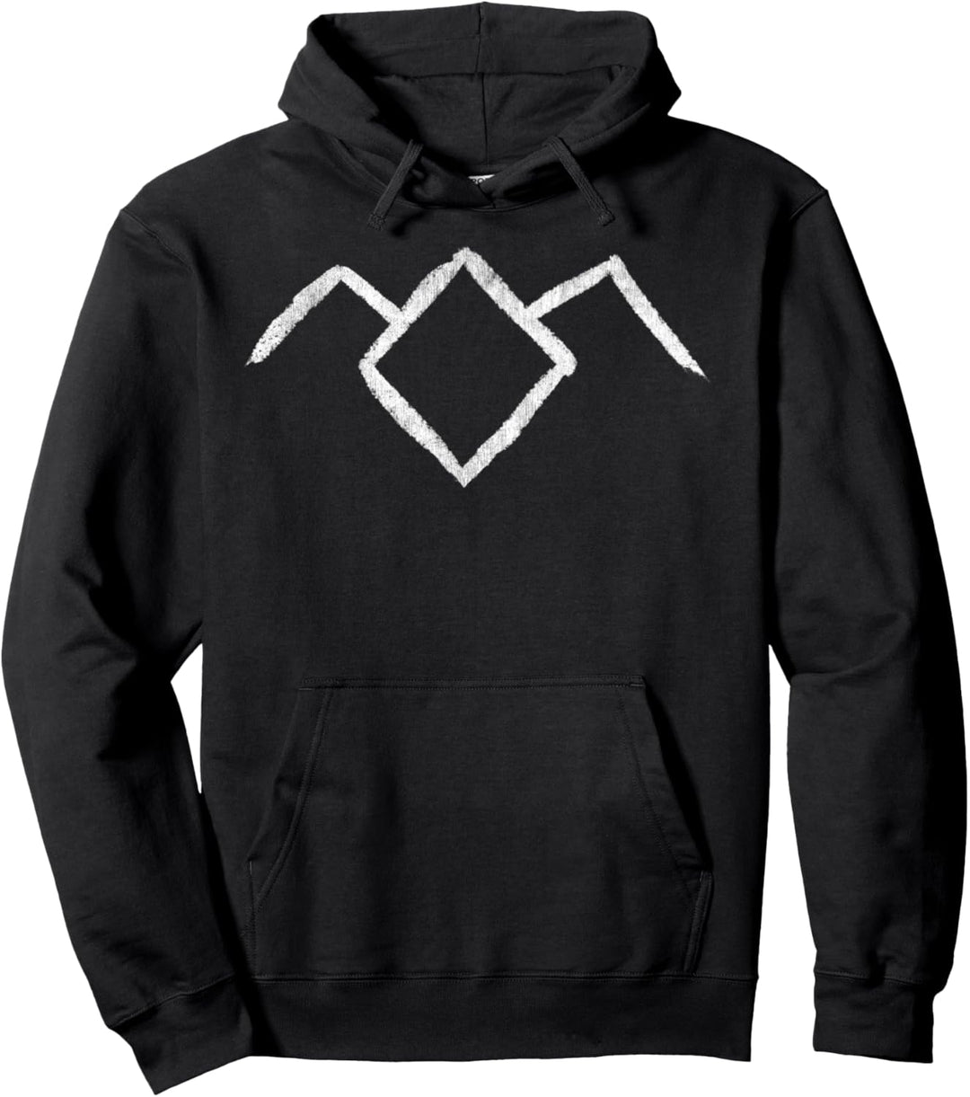 Twin Peaks Classic Chalk Lined Owl Cave Logo Pullover Hoodie