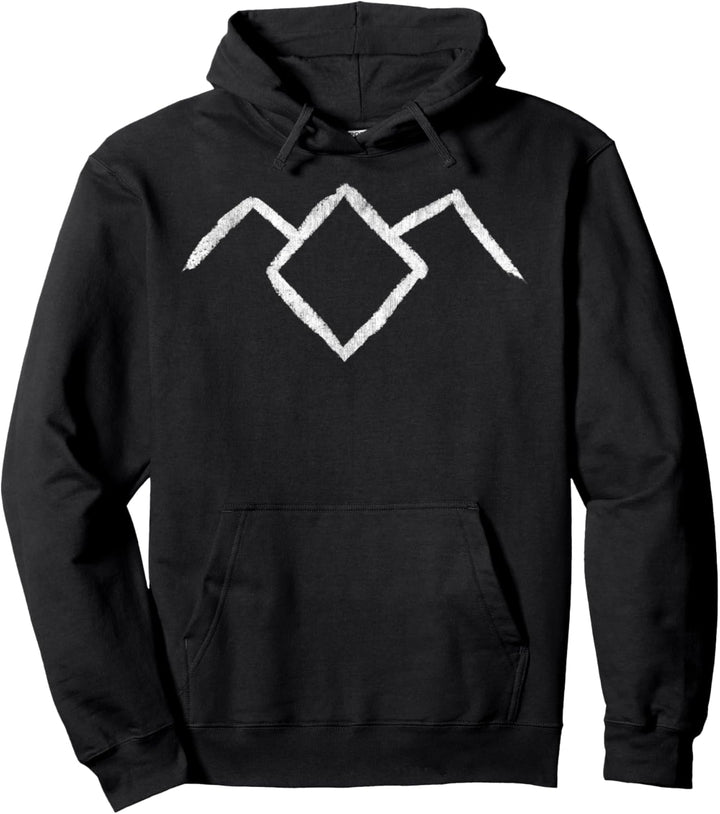 Twin Peaks Classic Chalk Lined Owl Cave Logo Pullover Hoodie