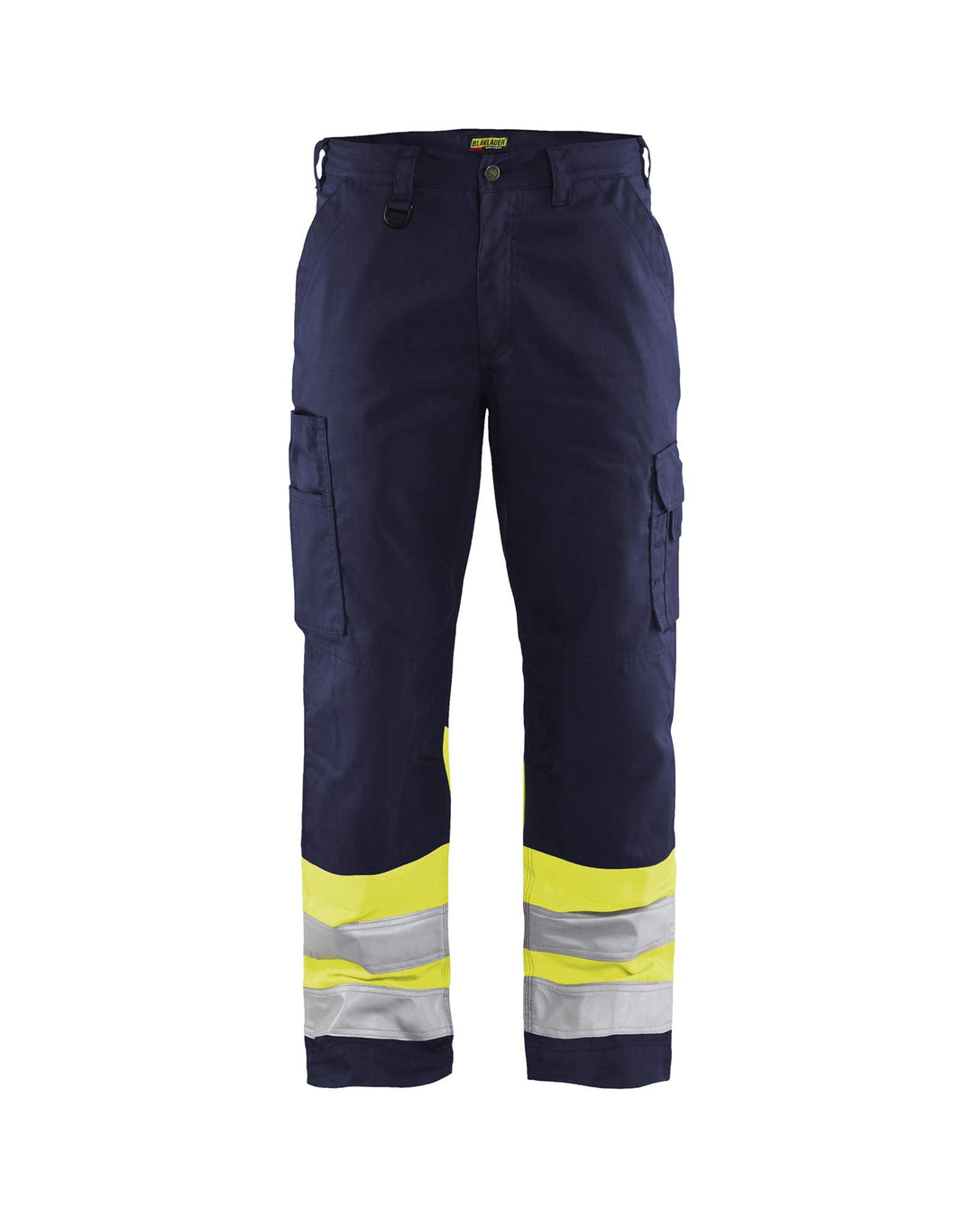 Blaklader 15641811 Hose mit hoher Sichtbarkeit, Marineblau/Gelb, grootte D124 D124 Navy Blue / Yello