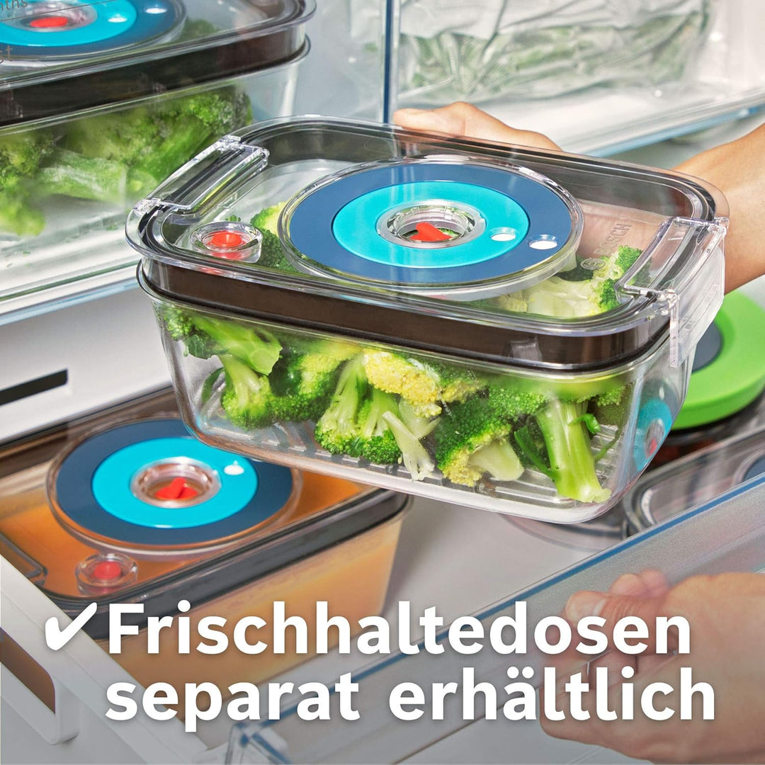 Bosch Handrührer ErgoMixx MFQ364V0, mit Vakuum-Funktion, 2 Rührbesen, 2 Edelstahl-Knethaken, Vakuum-