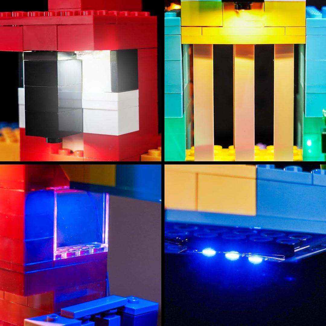 Led Licht Set Kompatibel mit Lego The Parrot Houses 21282 (Kein Modell), Dekorationsbeleuchtungsset