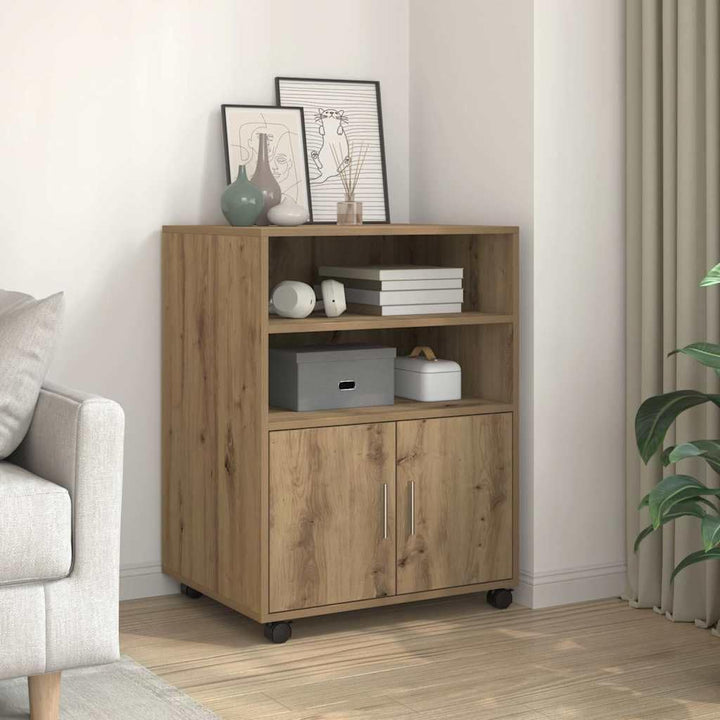 vidaXL Rollschrank, Büroschrank mit Stauraum, Aktenschrank für Wohnzimmer Büro, Bürocontainer Schran