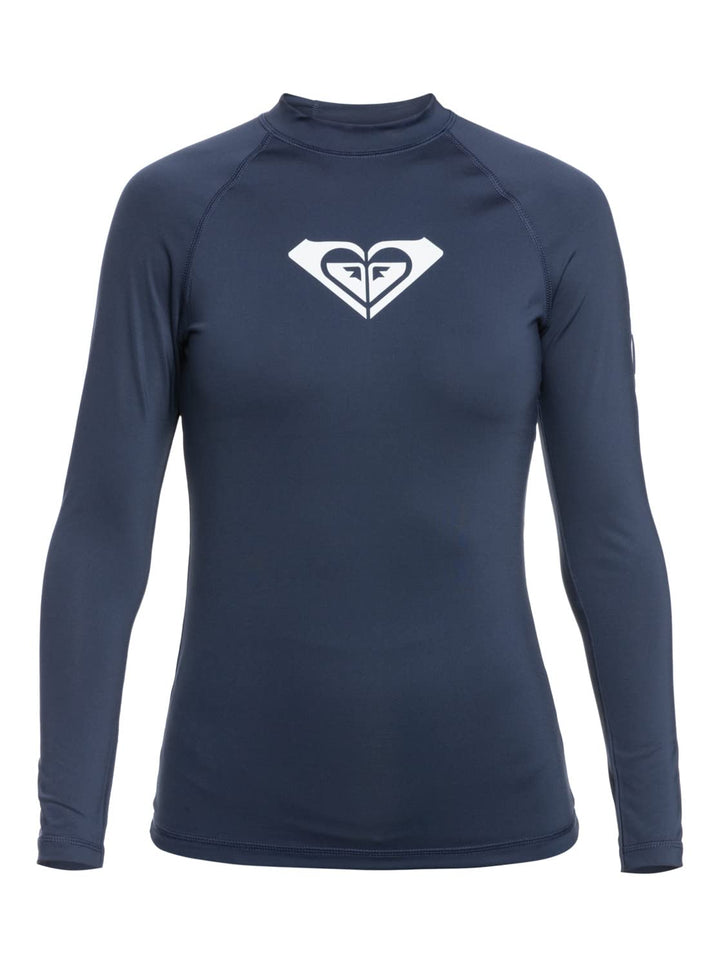 Roxy Damen Whole Hearted Ls Rx Rashguard (1er Pack) L Mood Indigo, L Mood Indigo
