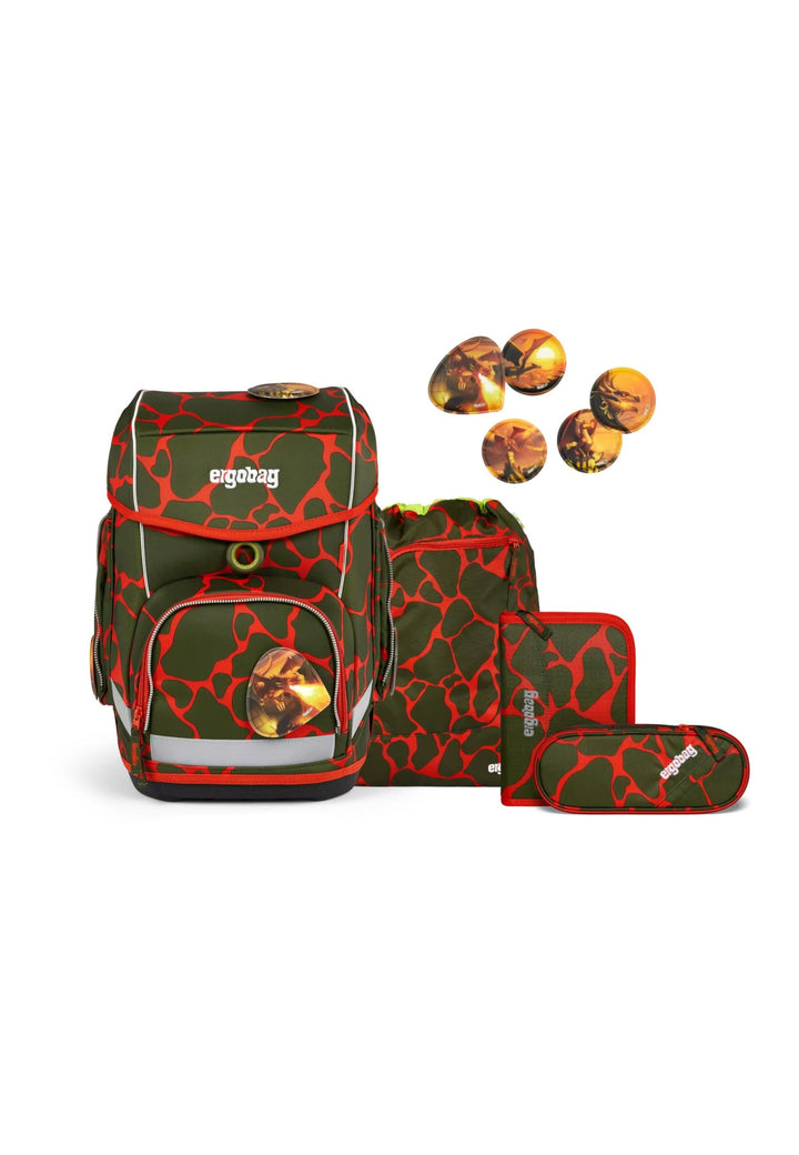 ergobag cubo Set ergonomischer Schulrucksack Klassisch 5-teilig 1. Klasse Grundschule Einheitsgrösse
