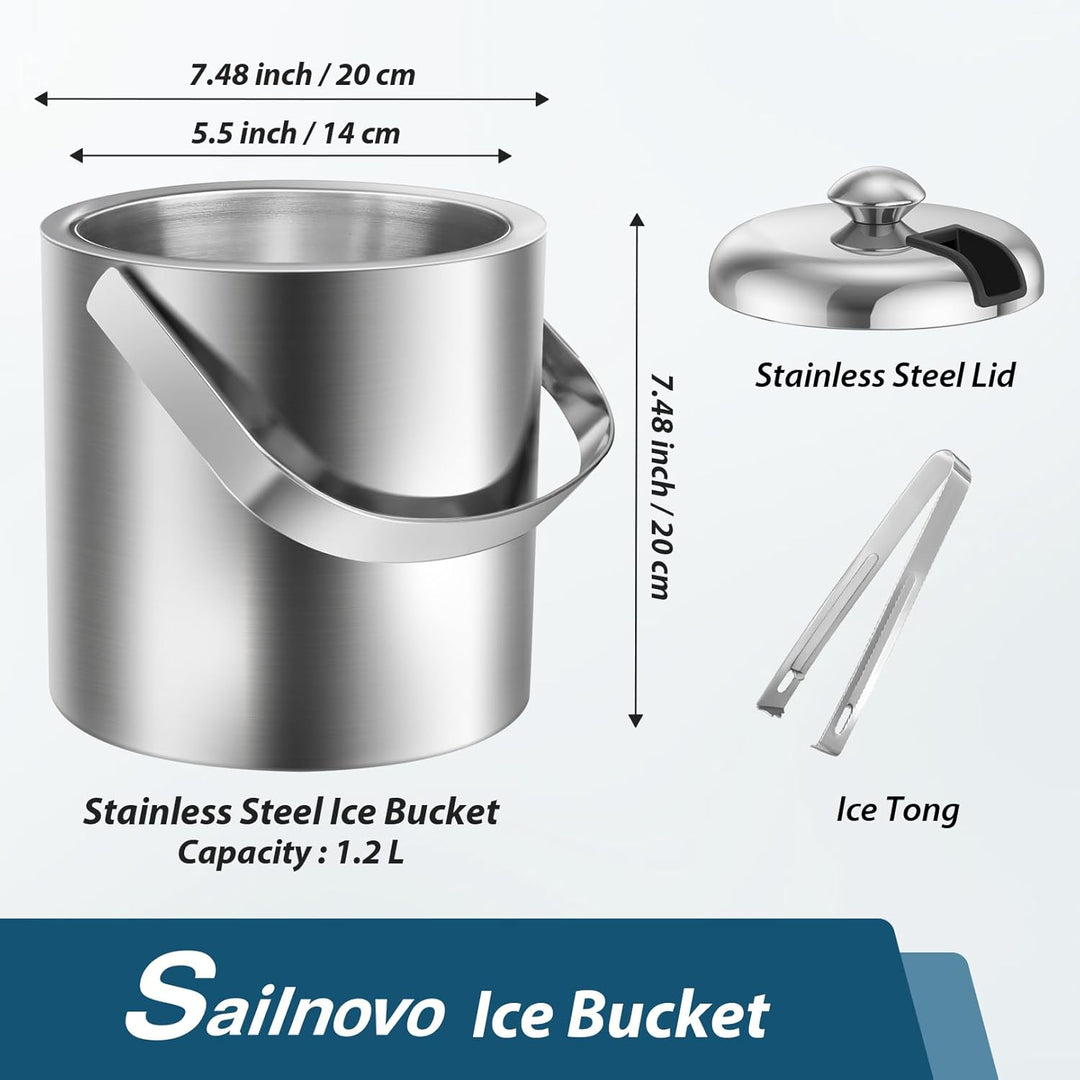 Sailnovo ICE BAUKET edelstahl eiszange