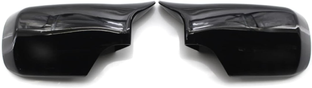 Viviance 1-Paar ABS Material Rückspiegel Fall Spiegel Abdeckung Kappe Shell kompatibel mit BMW E46 3