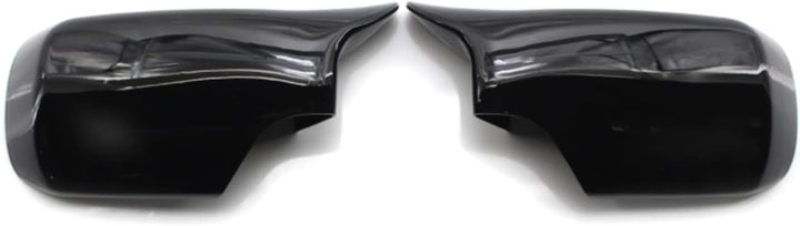 Viviance 1-Paar ABS Material Rückspiegel Fall Spiegel Abdeckung Kappe Shell kompatibel mit BMW E46 3