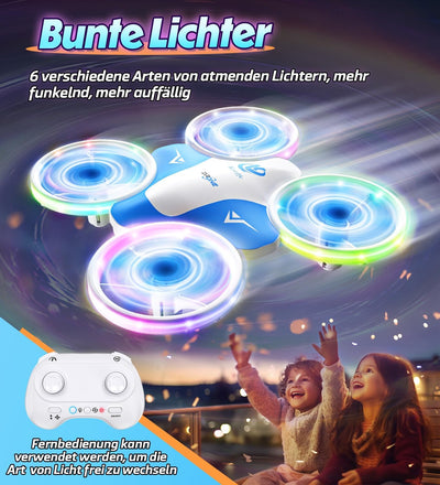 Korffe Mini Drohne für Kinder Spielzeug ab 6 7 8 9 10+ Jahre Jungen,RC Flugzeug Spielzeug Drone für