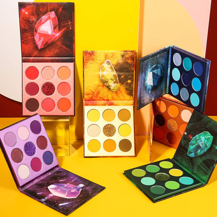 Docolor Lidschatten Palette 54 Farben Edelstein Make Up Palette Vegane Formel Hochpigmentierte Matte