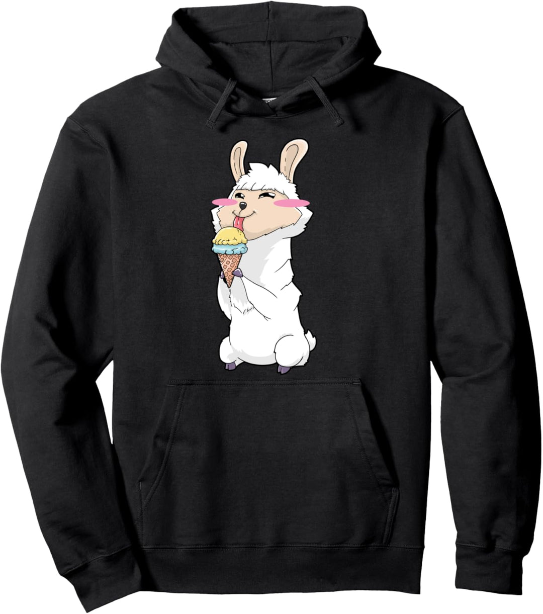 Eis Lama Kawaii Pullover Hoodie