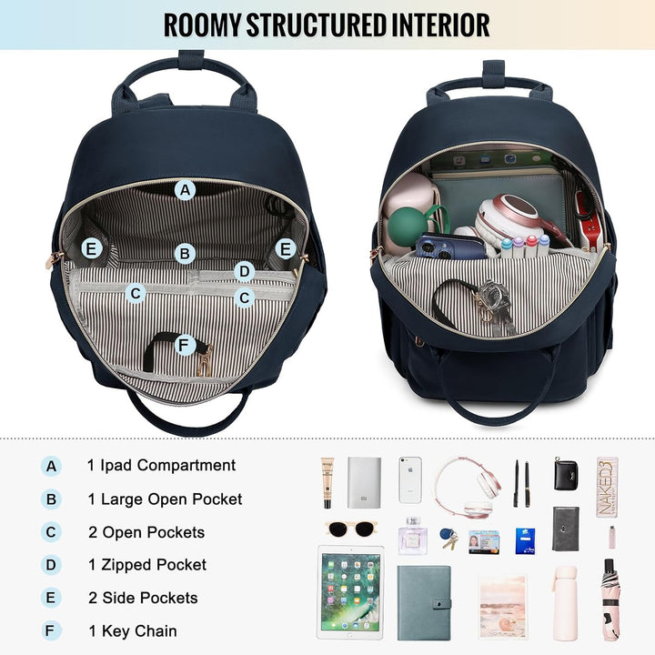 LOVEVOOK Kleiner Rucksack Damen Klein Cityrucksack Handtasche 2 in 1 Wasserdicht Tagesrucksack Mini