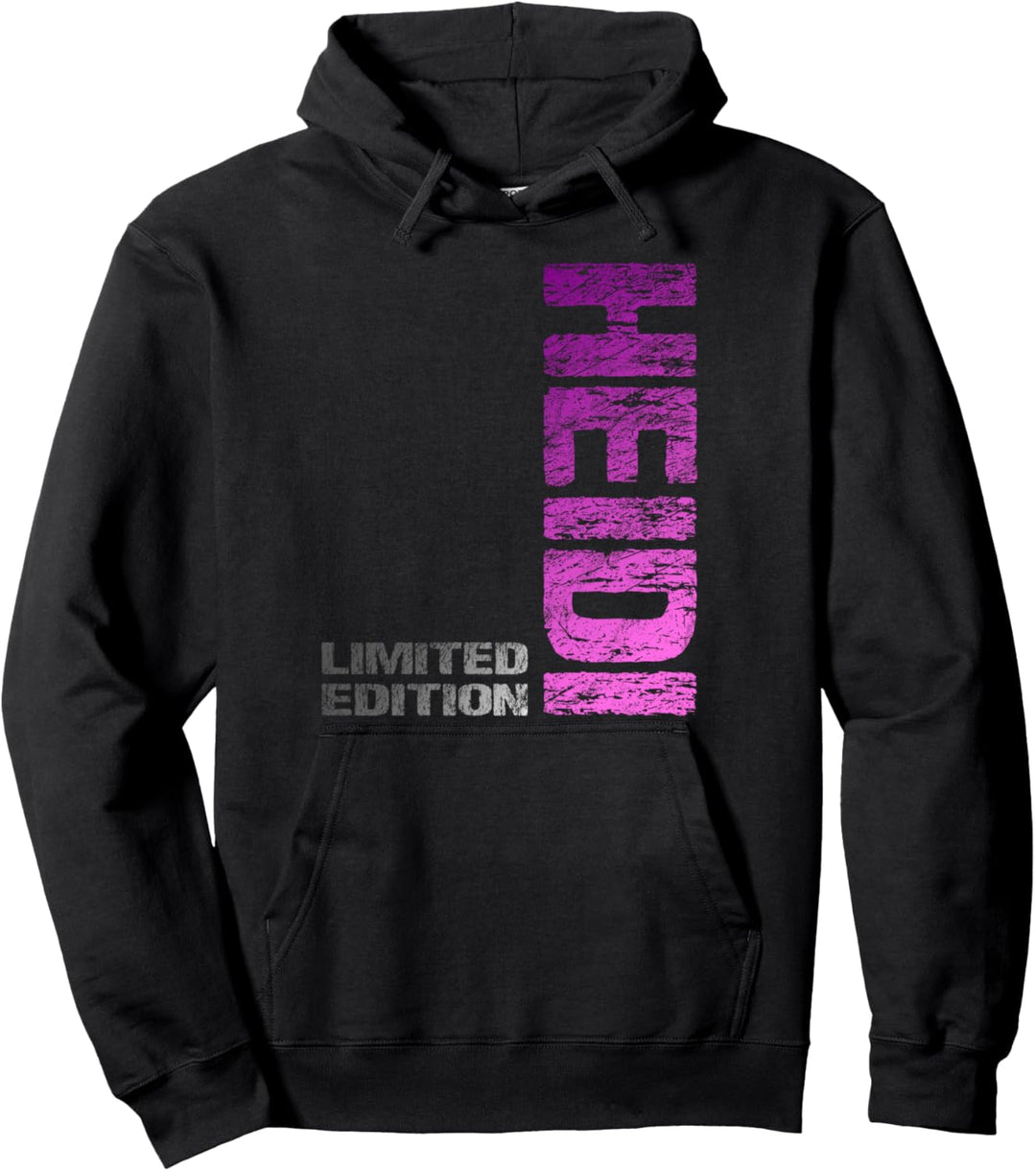 Heidi Name Vorname Mädchen Frau Geburtstag Pullover Hoodie