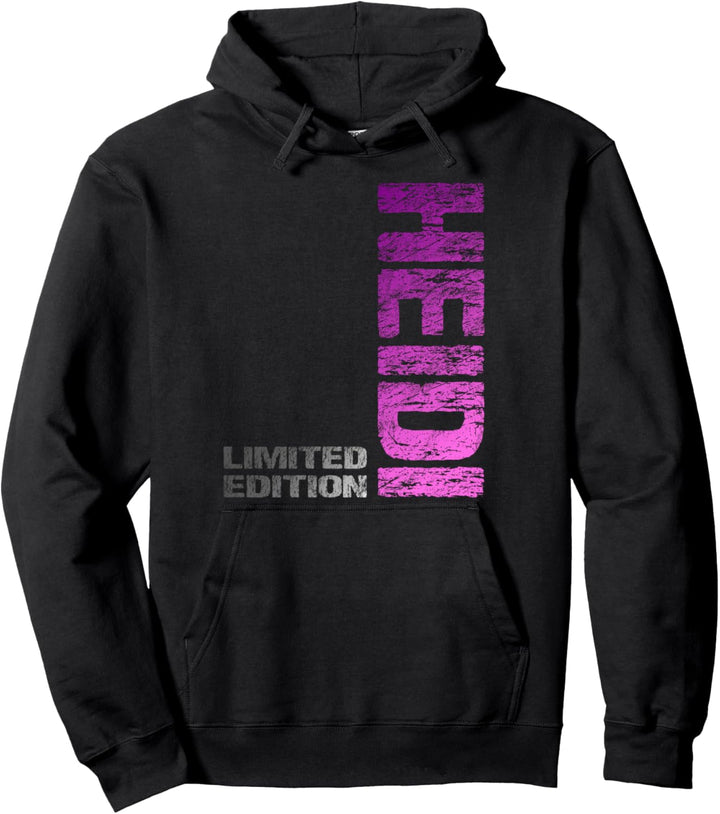 Heidi Name Vorname Mädchen Frau Geburtstag Pullover Hoodie