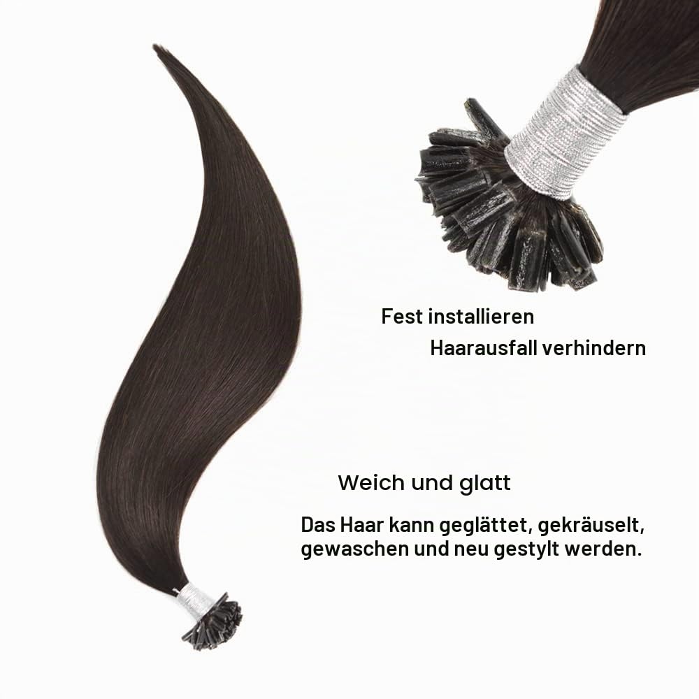 Extensions Echthaar Bondings U Tip Hair Extensions Echthaar Keratin Bondings Echthaar 50 cm Remy Ech