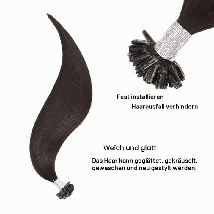 Extensions Echthaar Bondings U Tip Hair Extensions Echthaar Keratin Bondings Echthaar 50 cm Remy Ech