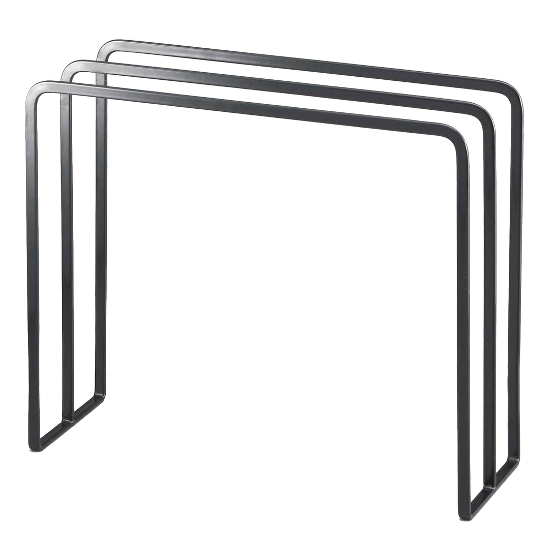 Yamazaki Dish Home Geschirrtuchhalter | Stahl | Handtuchhalter, Einheitsgrösse, Schwarz One Size Sch