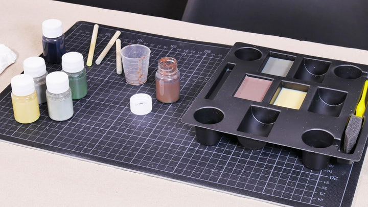 NOCH 61200 Modellbahn-Naturfarbe Beige, Ocker, Oliv, Erdfarben (earth), Grau, Schwarz 1 Set, 20 ml (