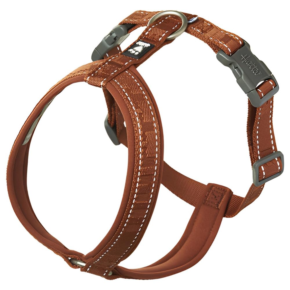 Hurtta Casual Y-Geschirr ECO Komfortables nachhaltiges Hundegeschirr (Cinnamon, 50-60 cm) 50-60 cm C
