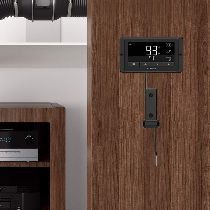 AC Infinity Controller-Sensorsonde, Edelstahl, 50 cm, wasserdicht, Temperatur- und Feuchtigkeitssond