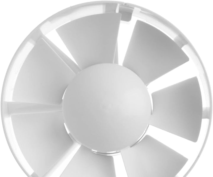 EUROPLAST Ø 150mm Rohrventilator mit Timer - Rohrlüfter Kanallüfter Nachlauf
