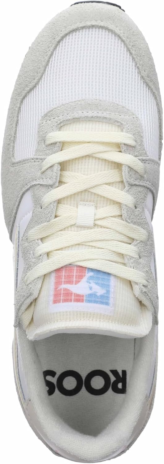 KangaROOS Unisex Aussie Mono Sneaker 38 EU Cream White, 38 EU Cream White
