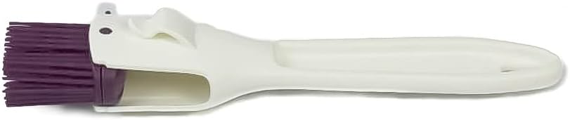 Tupperware Backen Silikon-Pinsel Weiss-lila Backpinsel Pinsel Backhelfer Profipinsel 38651